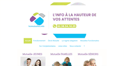 Desktop Screenshot of lesmutuelles.info